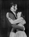 Katharine Cornell (Elizabeth Barrett) and Brian Aherne (Robert Browning). (Elizabeth: "You're a fighter - and you were born for victory and triumph ...")