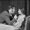 Katharine Cornell (Elizabeth Barrett) and Brian Aherne (Robert Browning).