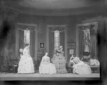 L to R: Margaret Barker (Henrietta Moulton-Barrett), Joyce Carey (Arbel Moulton-Barrett), Dorothy Mathews (Bella Hedley) and Katharine Cornell (Elizabeth Barrett Moulton-Barrett).