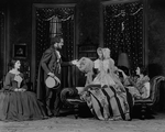 L to R: Joyce Carey (Arabel, seated), John Buckler (Captain Sutrees Cook), Dorothy Mathews (Bella Hedley) and Katharine Cornell (Elizabeth).