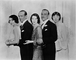 L to R: Adele Astaire, Fred Astaire, Tillie Losch, Frank Morgan and Helen Broderick in The Band Wagon