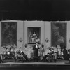 Setting designed by Stanley Bell for Dishonored Lady, NYC, 1930. Painting above mantle by James Frances Brown.