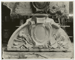 Plaster model of tympanum sculpture