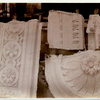 Plaster models of architectural decorations