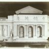 Plaster model of the Fifth Avenue facade