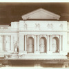 Plaster model of the Fifth Avenue facade