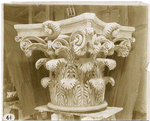 Plaster model of a Corinthian capital