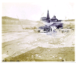 Demolition of Croton Reservoir, looking north