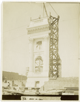 Exterior marble work : plaster model of the south end of the Fifth Avenue facade