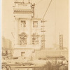 Exterior marble work : plaster model of the south end of the Fifth Avenue facade