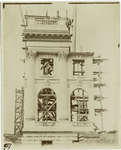 Exterior marble work : plaster model of the south end of the Fifth Avenue facade