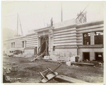 Exterior marble work : construction of the Forty-second Street entrance