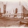 Exterior marble work : construction of the northeast corner