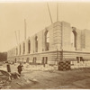 Exterior marble work : southeast corner