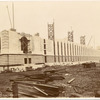 Exterior marble work : northwest corner