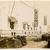 Exterior marble work : east side