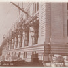 Exterior marble work : southeast corner