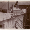 Exterior marble work : detail of the cornice on the Fifth Avenue facade