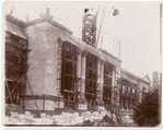 Exterior marble work : construction of the Fifth Avenue facade