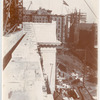 Exterior marble work : looking northeast from the cornice on the Fifth Avenue facade