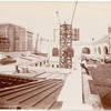 View from the roof, looking west over the south court