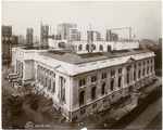 Exterior marble work : view of the northeast corner from above (from the Bristol Hotel?)