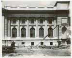 Exterior marble work : a section of the Fifth Avenue facade
