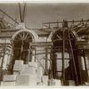 Interior work, Astor Hall : construction of arches and walls