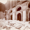 Interior work, Astor Hall : arches on the west side of the hall