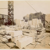 Interior work, looking northeast