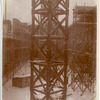 Interior work : scaffolding in the snow