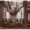 Interior work : structural framework above a room of marble arches