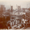 Interior work, looking northwest over Astor Hall and the north courtyard