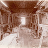 Interior work : construction of a hallway