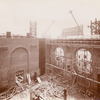 Interior work, looking southeast