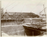 Interior work : construction of a roof