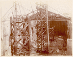 Interior work : construction of a roof