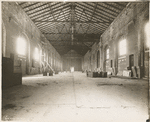 Interior work : construction of the main reading room