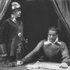 Alfred Lunt (seated) as Earl of Essex in "Elizabeth the Queen", NYC, 1930.