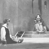 Lynn Fontanne as Queen Elizabeth and Alfred Lunt as Earl of Essex in Maxwell Anderson's  "Elizabeth the Queen", NYC: Guild Theatre, 1930.
