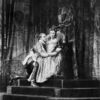 Lynn Fontanne as Elizabeth the Queen and Alfred Lunt as Earl of Essex. A Theatre Guild Production. NYC: 1930. With sets and costumes by Lee Simonson.