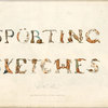 Sporting sketches, [Title page]