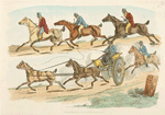 Race with a carriage.