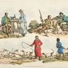 Scenes of the hunters' life.
