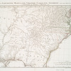Carte de la Louisiane, Maryland, Virginie, Caroline, Georgie, avec une partie de la Floride