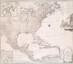 A new and correct map of North America with the West India Islands