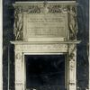 Interior work : fireplace and dedicatory panel in the Trustees Room