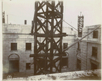 Interior work : construction of a courtyard