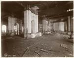 Interior work : construction of Gottesman Exhibition Hall