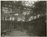 Interior work : construction of room 83 (now room 80)